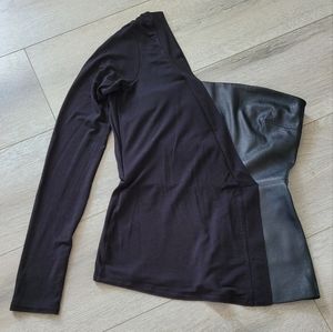 BCBG Maxazria One Shoulder Top